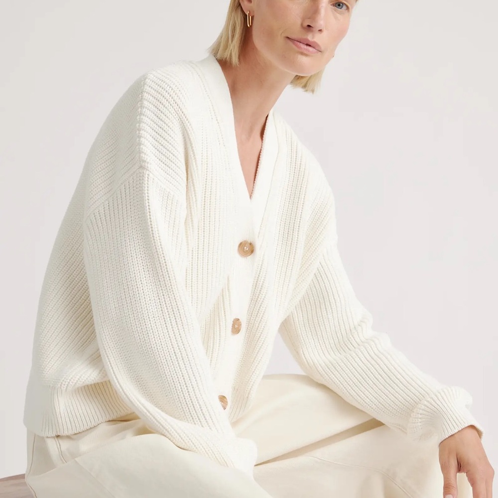 Quince Cream Women's Cardigan